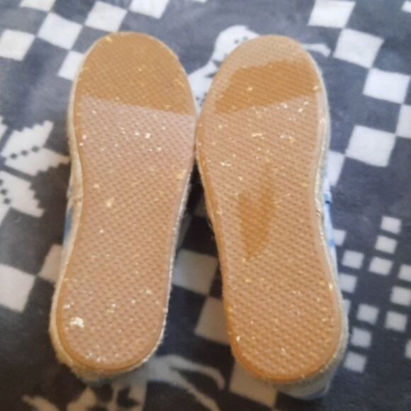 Toms Womens Classic Blue Tie Dye Alpargata Canvas Slip On Flats Size 10 - Picture 4 of 10